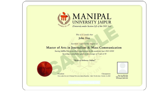 Sample Certificate